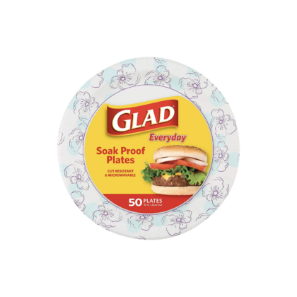Glad Round Disposable Plates