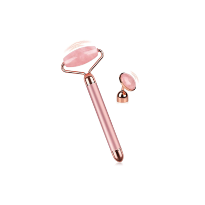 Jade Roller for Face, Electric Facial Roller Massager 2 IN 1